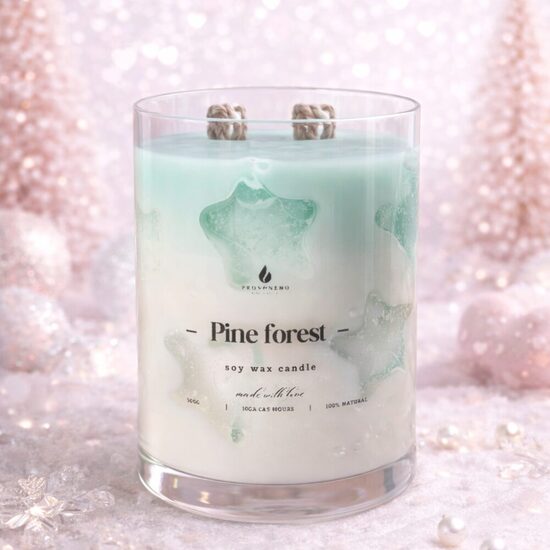 Sójová svíčka Borovicový les