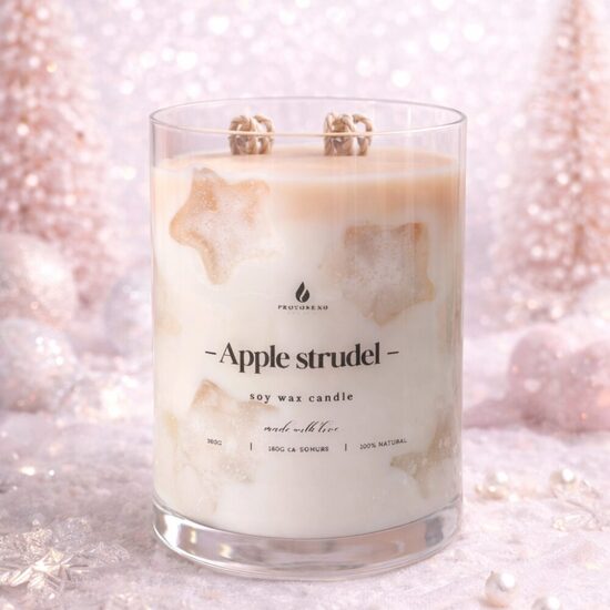 Sójová svíčka Jablečný závin