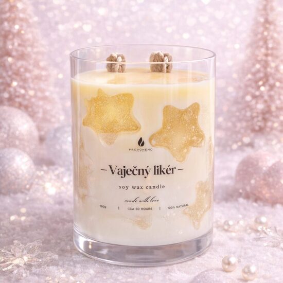 Sójová svíčka Vaječný likér