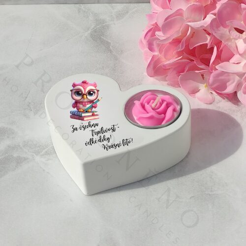 Svícen pro paní učitelku