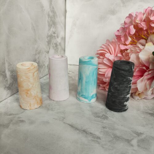 Váza úzká barevná 