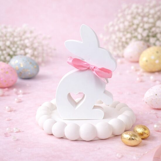 Velikonoční zajíček růžový