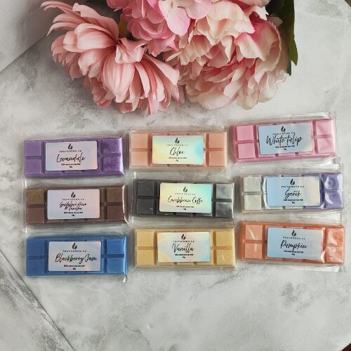 Vonné vosky tabulky 