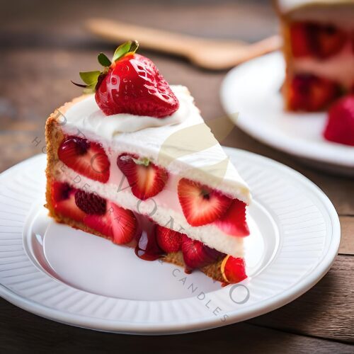 Vonný vosk JAHODOVÝ DORTÍK